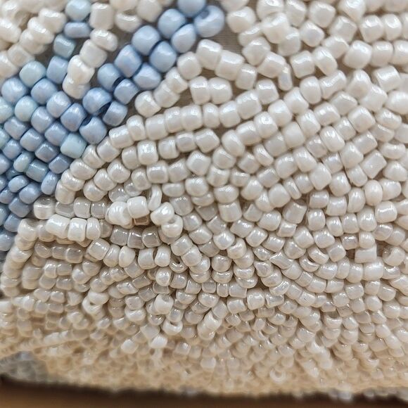 Santa Claus Christmas Pillow Beaded 34th & Pine Xmas Holiday Decor 14" Square - Picture 5 of 13